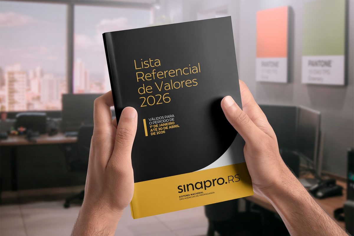 Lista Referencial de Valores 2026 lançada pelo Sinapro-RS serve como referência para os preços e os serviços praticados pelas agências no Rio Grande do Sul

Crédito: Conjunto / Divulgação Sinapro-RS
